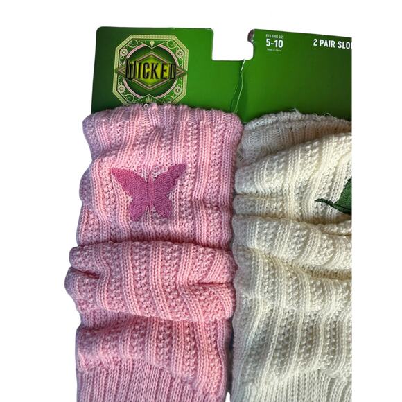 Wicked Universal Studios slouch socks size 9-11 NWT - Picture 2 of 6